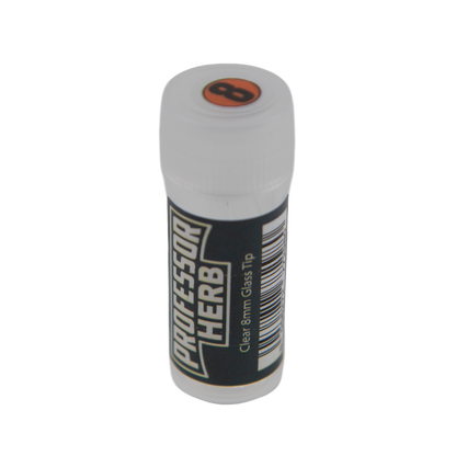 Professor Herb: 8mm Clear Glass Tips