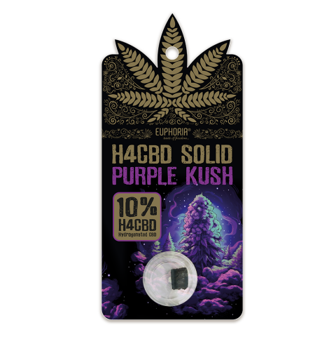 Euphoria H4CBD Solid Hash 10% - Purple Kush