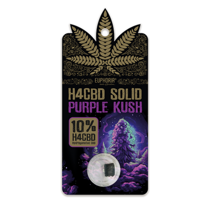 Euphoria H4CBD Solid Hash 10% - Purple Kush