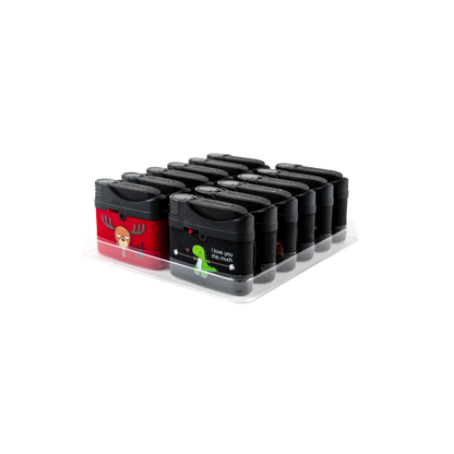 Zengaz Zl-6 Rubberized Quadro Jet Lighters (12 Pack)