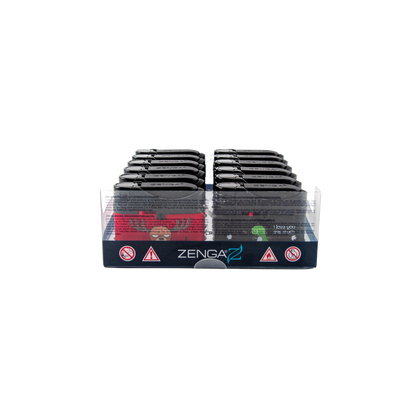 Zengaz Zl-6 Rubberized Quadro Jet Lighters (12 Pack)