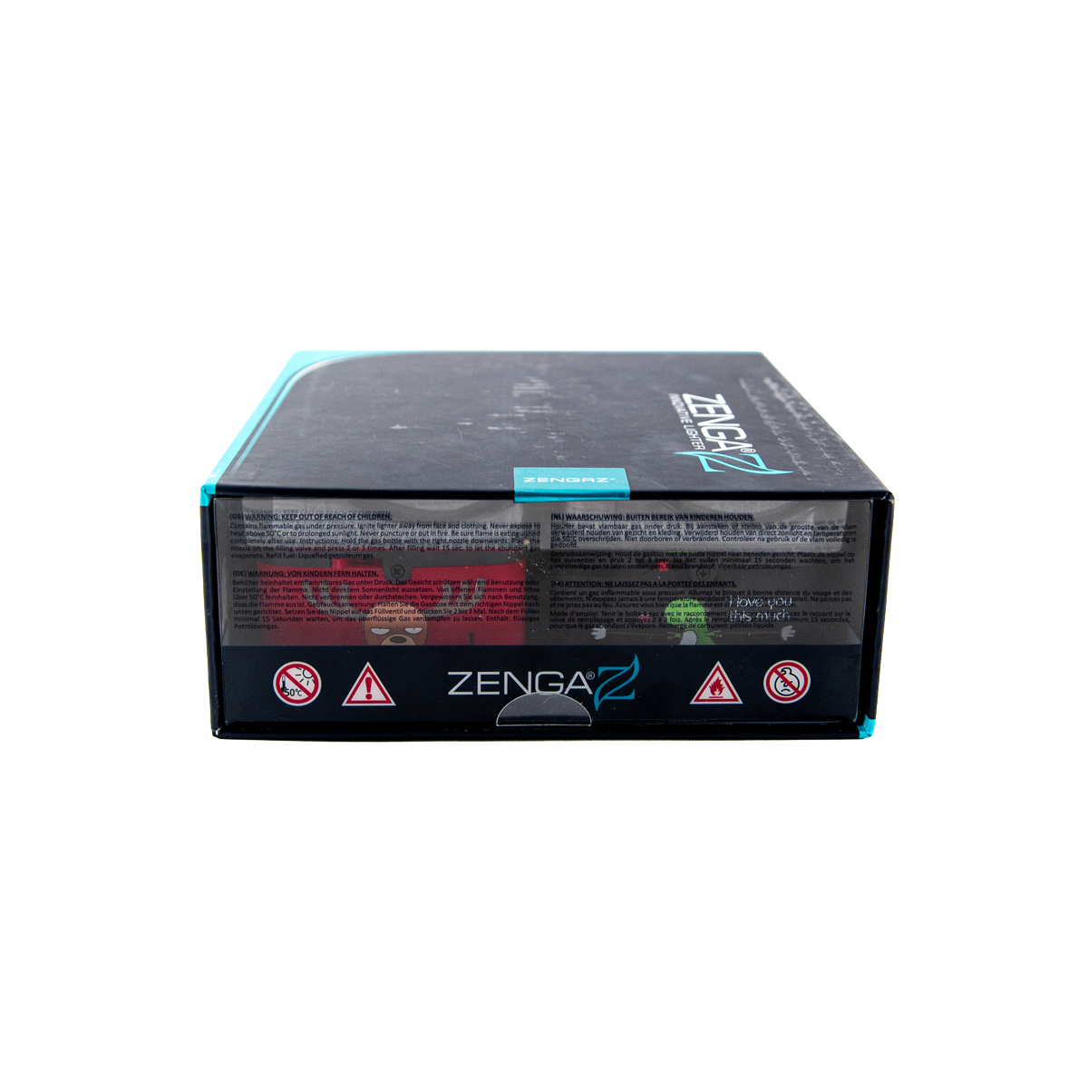 Zengaz Zl-6 Rubberized Quadro Jet Lighters (12 Pack)