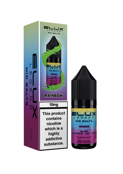 Elux Legend Nic Salts: Rainbow - 20mg (10 Pack)