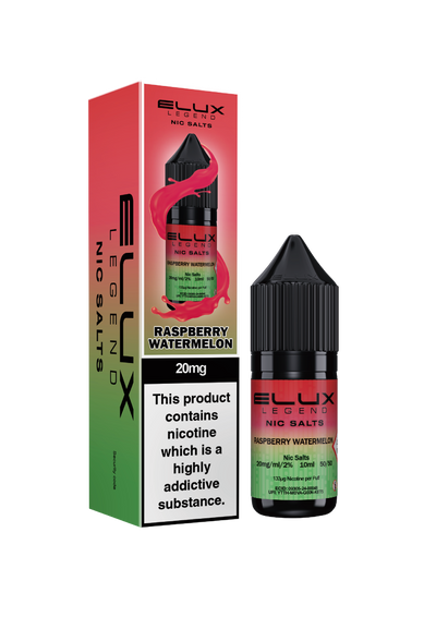 Elux Legend Nic Salts: Raspberry Watermelon - 20mg (10 Pack)