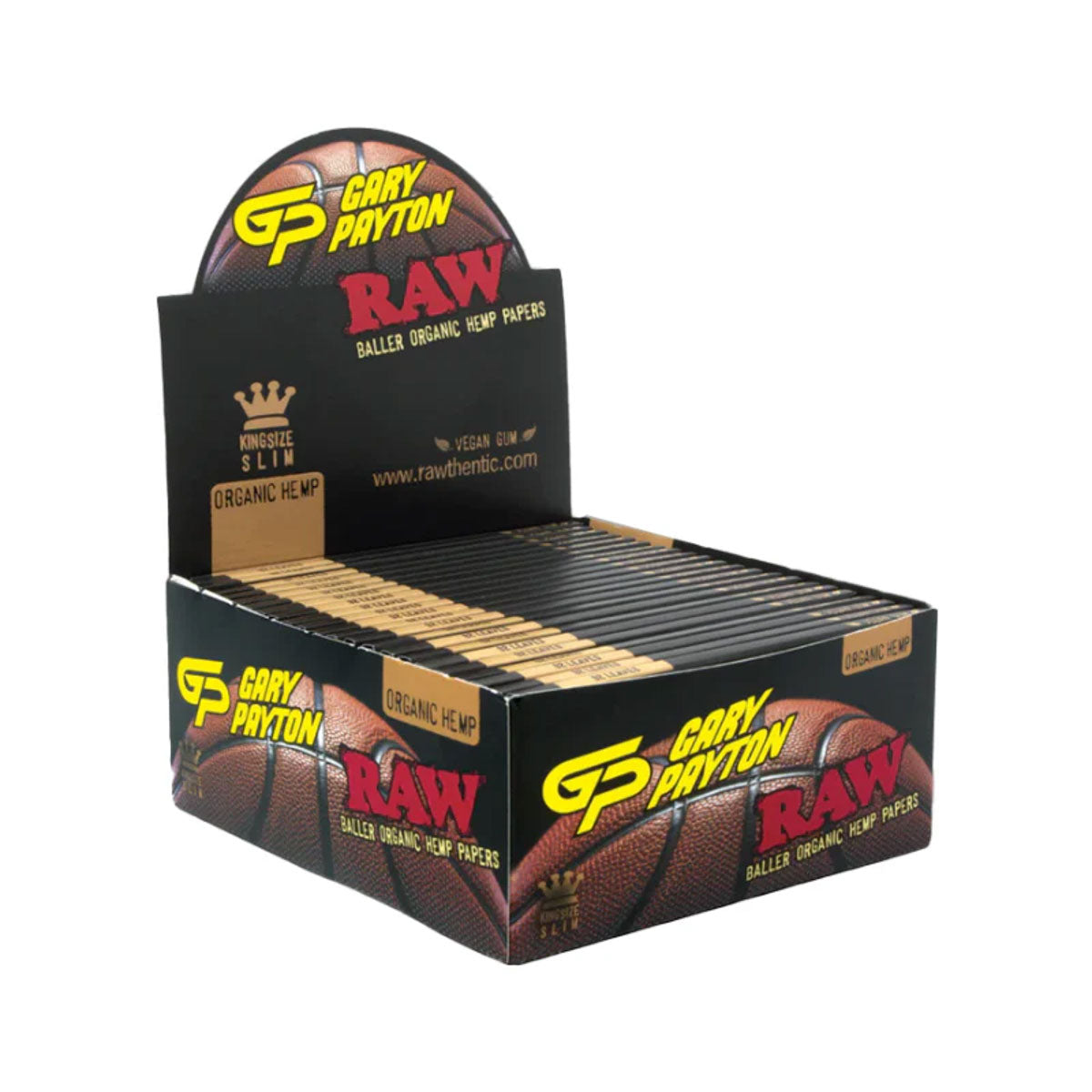 RAW Gary Payton Edition King Size Slim Organic Hemp Papers - (50 Pack)
