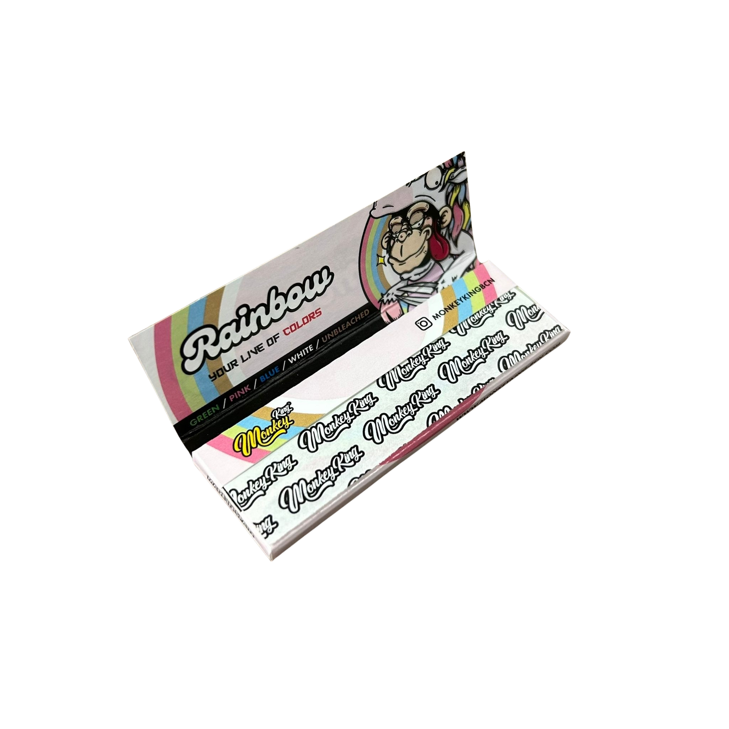 Monkey King Rainbow 1¼ Ultra Thin Rolling Papers (50pcs)