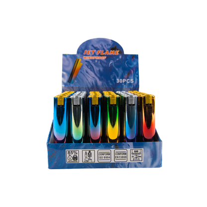 Sparkys Metallic Jet Lighters (30 Pack)