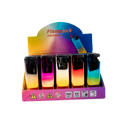Flamejack Windproof Lighters (25 Pack)