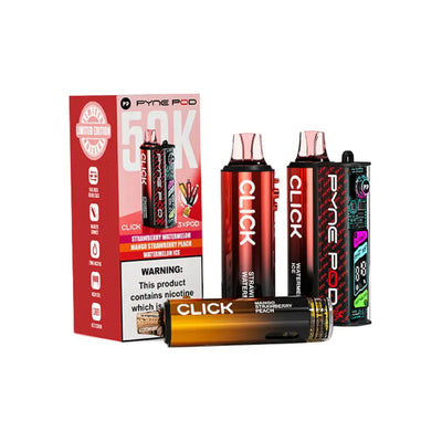 Pyne Pod Click 50K Pod Kits: Red Edition – 20mg