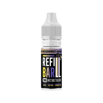 Refill Bar Salts Kiwi Passionfruit Guava Ice 10ml 50vg - (CDU 10)