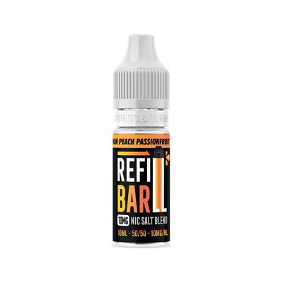 Refill Bar Salts Lemon Peach Passionfruit 10ml 50vg - (CDU 10)