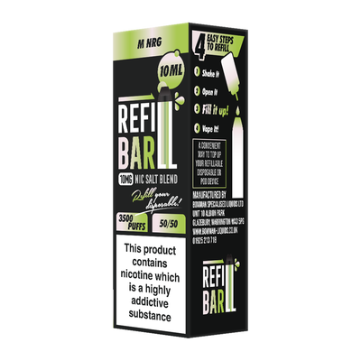 Refill Bar Salts M Nrg 10ml 50vg - (Pack Of 10)