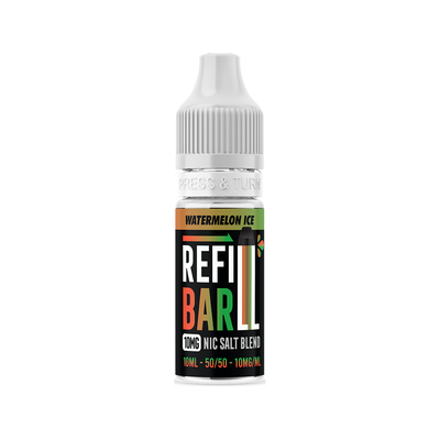 Refill Bar Salts Watermelon Ice 10ml 50vg - (CDU 10)