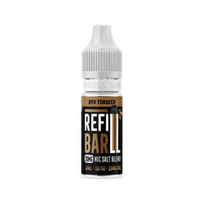 Refill Bar Salts Ry4 Tobacco 10ml 50vg - (CDU 10)