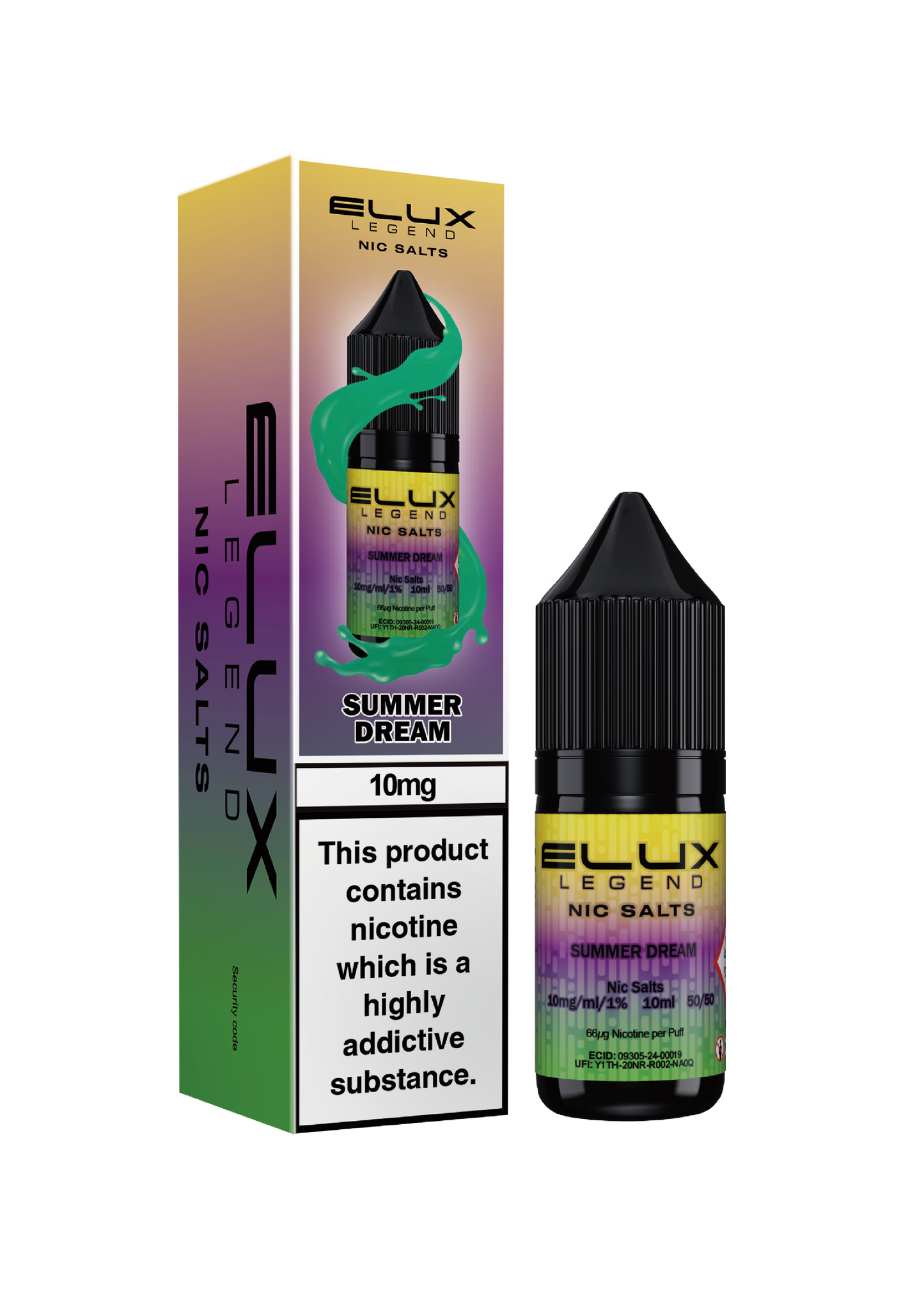 Elux Legend Nic Salts: Summer Dream - 20mg (10 Pack)