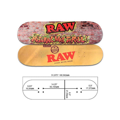 RAW Skateboard Deck - Bricks