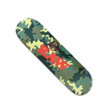 RAW Skateboard Deck - Black Camo