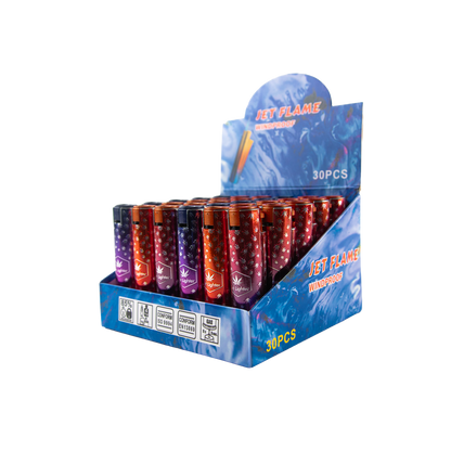 Sparkys Metallic Jet Lighters (30 Pack)