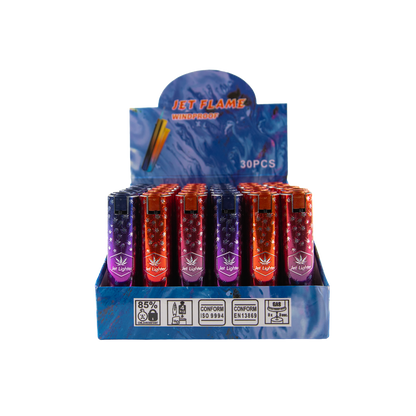 Sparkys Metallic Jet Lighters (30 Pack)