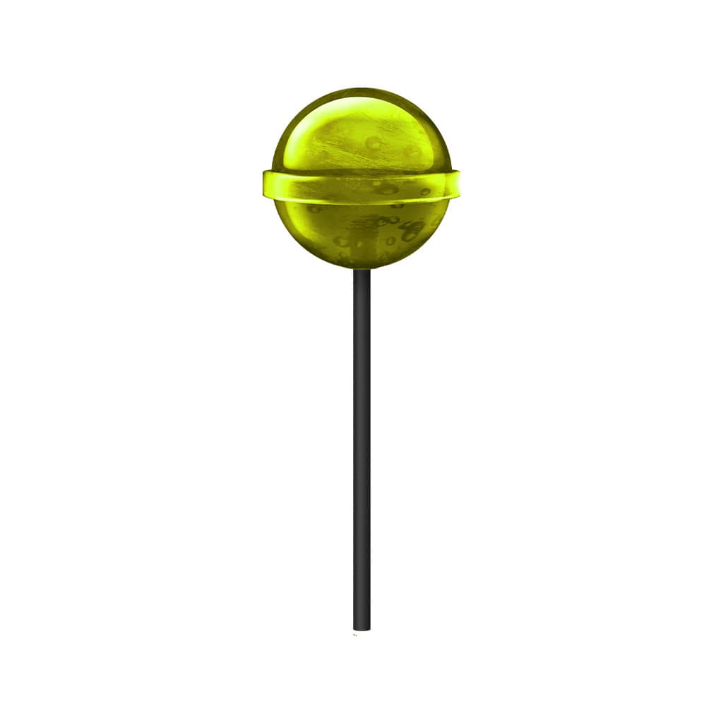 Multitrance Bubbly Billy Buds CBD Sour Apple Lollypops - Gift Box (5 pcs)