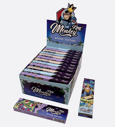Monkey King Rolling Papers & Filter Tips (Space Edition) (24pcs)