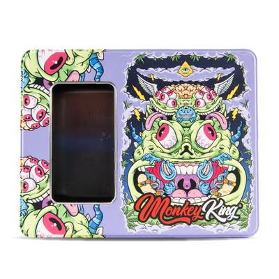 Monkey King Space Large Metal Storage Box with Window
