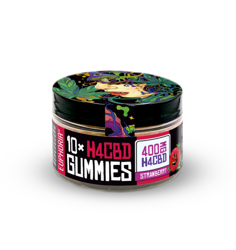 Euphoria H4CBD Gummies 400mg - Strawberry