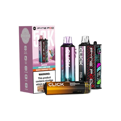 Pyne Pod Click 50K Pod Kits: Peach Edition – 20mg