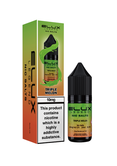 Elux Legend Nic Salts: Triple Melon - 20mg (10 Pack)