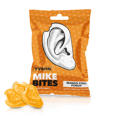 Tyson 2.0 Mike Bites Cannabis Gummies - Mango Chili Punch