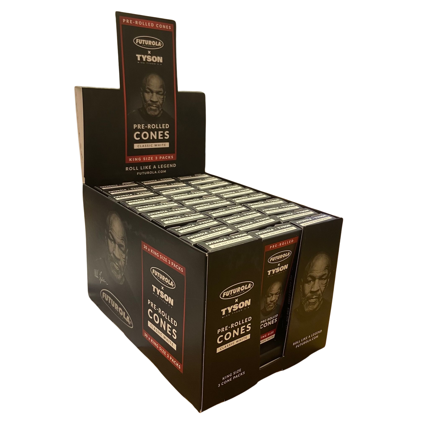 Tyson 2.0 x Futurola - King Size Pre-Rolled Cones 3pk (Full Box)