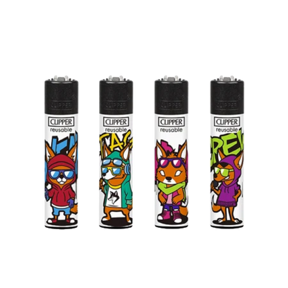 Clipper Urban Tails BW LB Lighters (48 Pack)