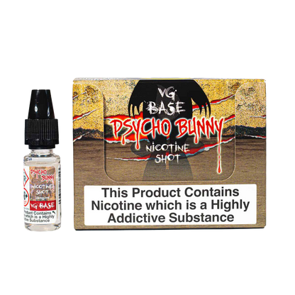 VG Base Nic Shot Bottle And CDU