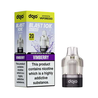 Vaporesso Dojo Blast 10K Pod Refills: Vimberry - 20mg