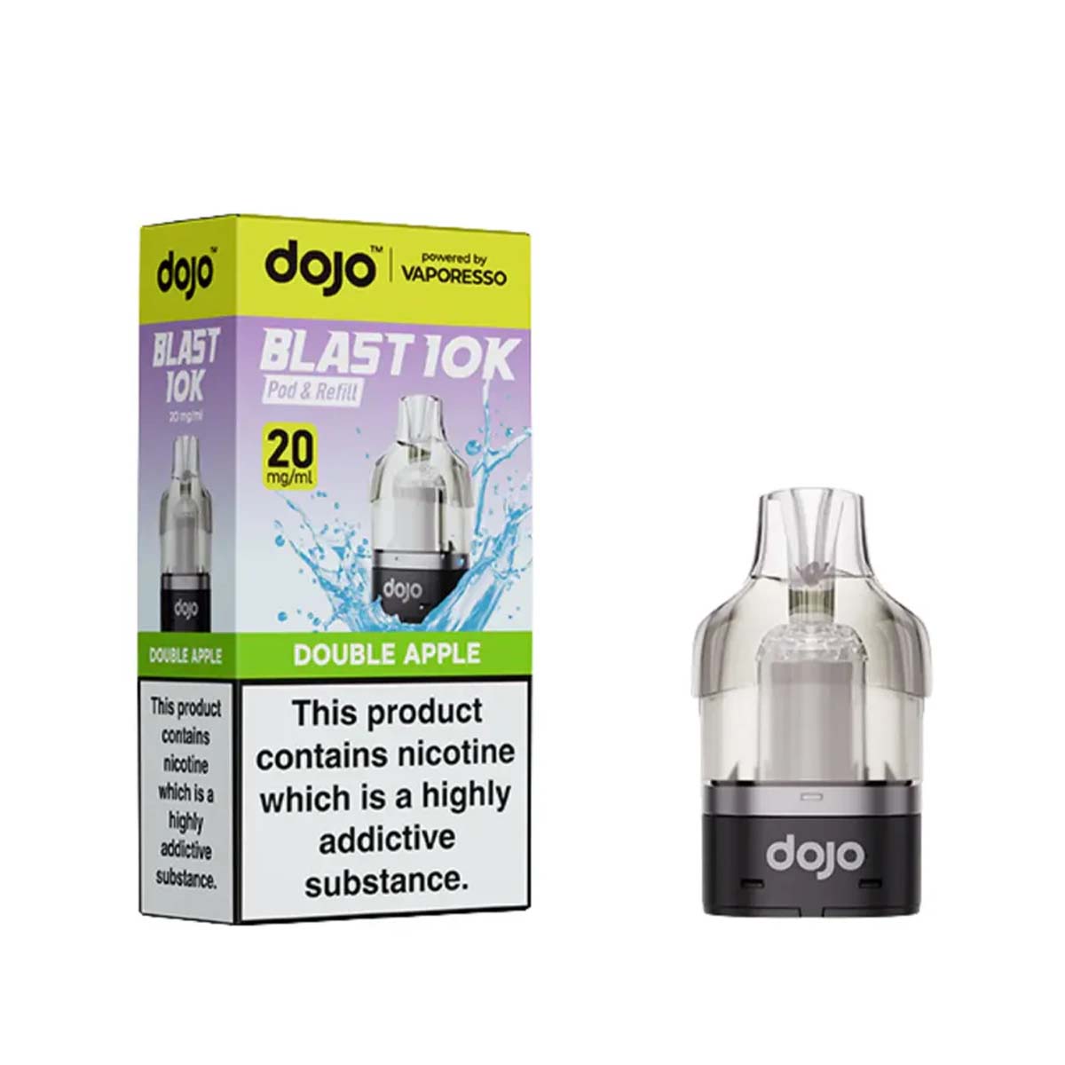 Vaporesso Dojo Blast 10K Pod Refills: Double Apple - 20mg