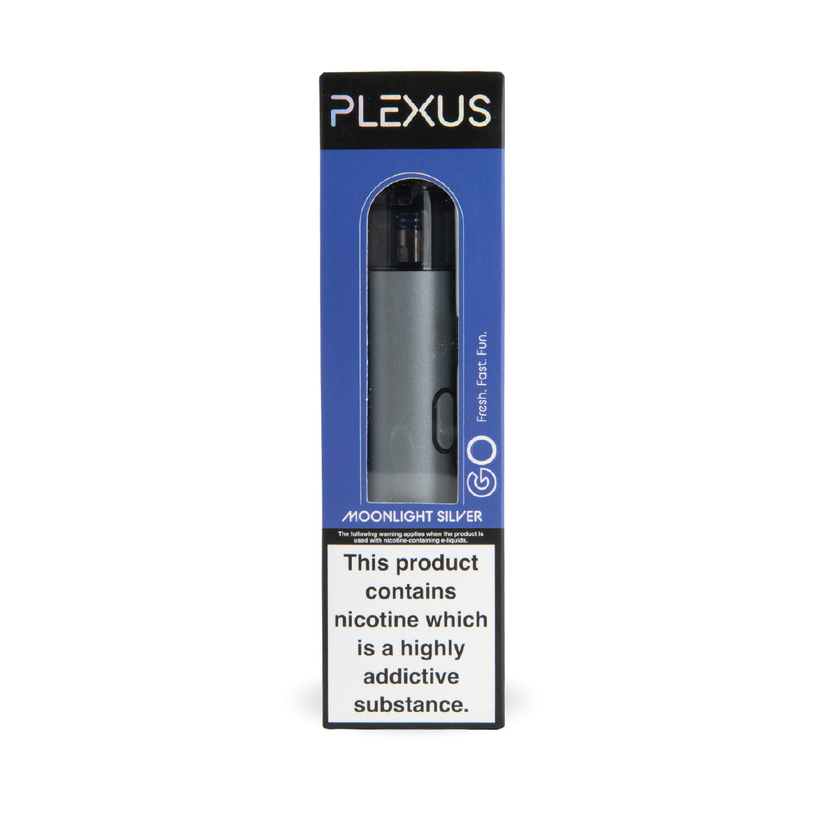 Innokin Plexus Go Vape Kit: Moonlight Silver (Single Piece)