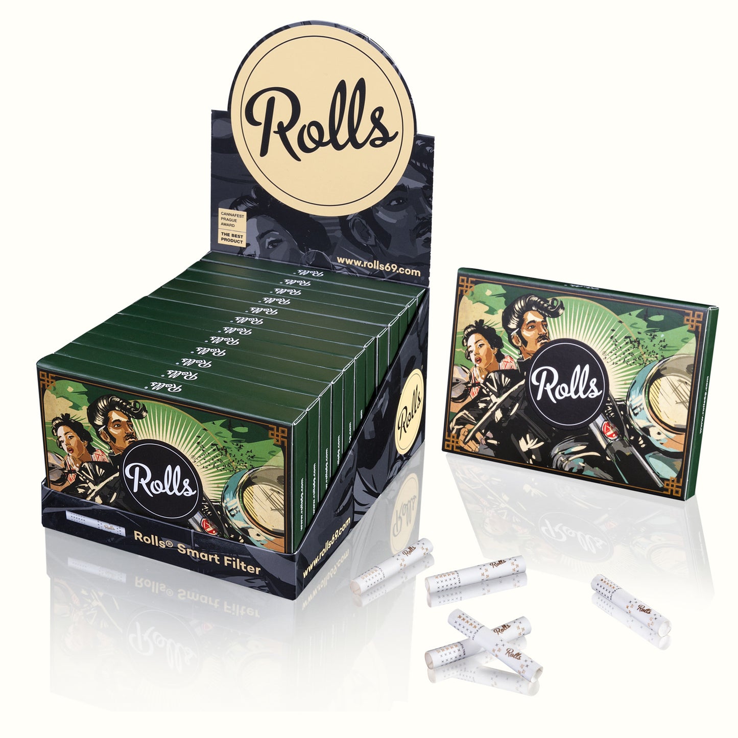 Rolls Smart Filters 80 Pack 6mm (12pcs)