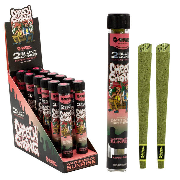 Buy Cheech & Chong Terpene Infused Hemp Blunts - Watermelon Sunrise (12 ...