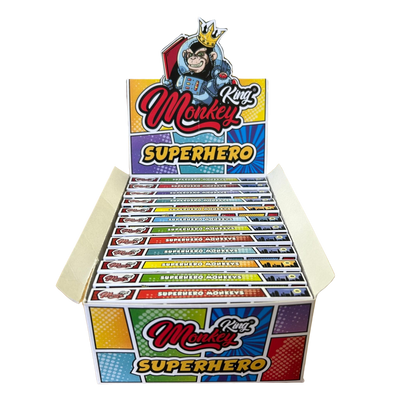 Monkey King Rolling Papers & Filter Tips (Superhero Edition) (24pcs)
