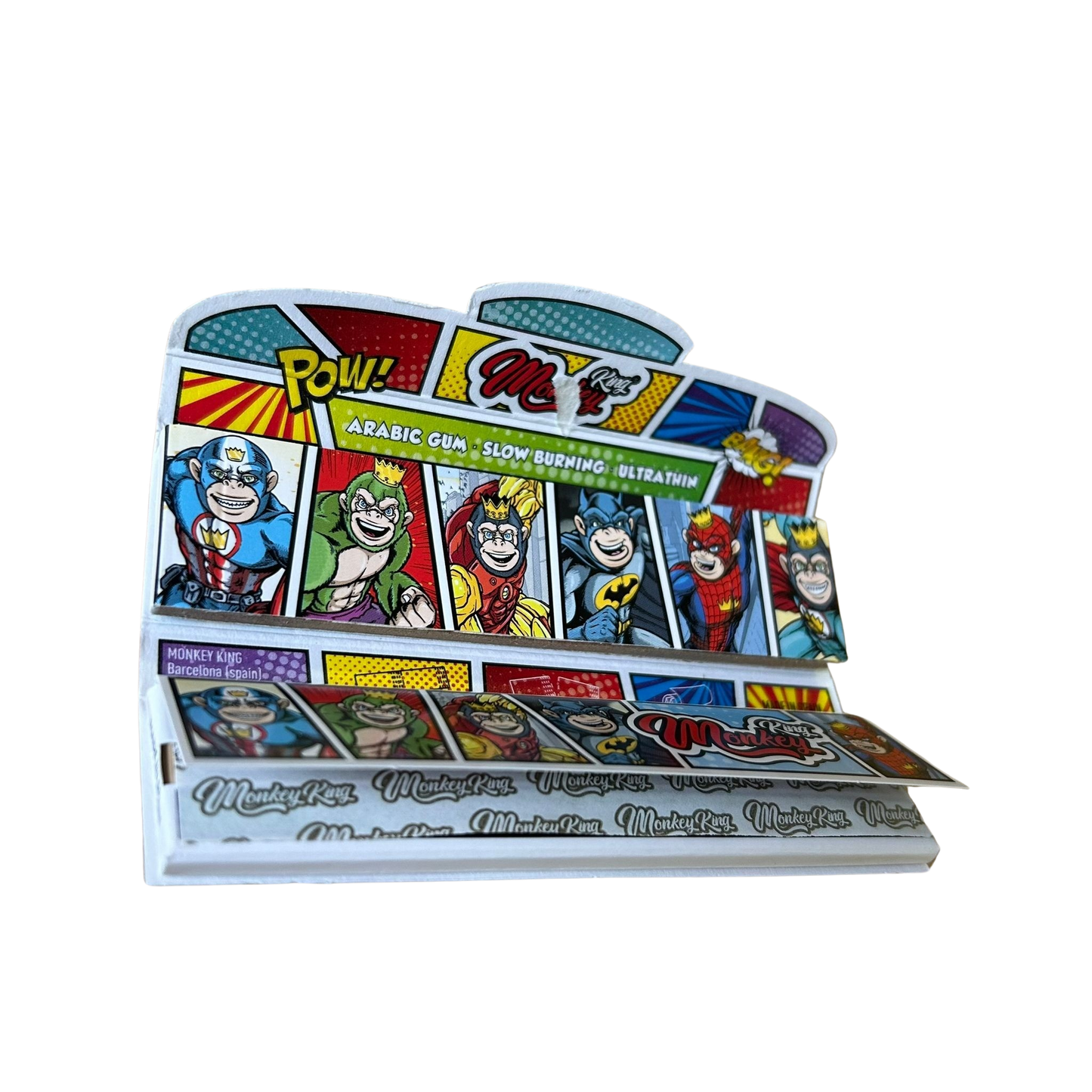 Monkey King Rolling Papers & Filter Tips (Superhero Edition) (24pcs)
