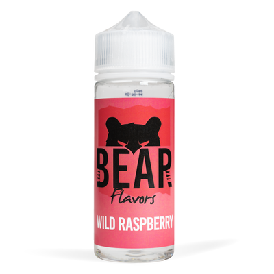 BEAR 100ml E-Liquid Shortfills - Wild Raspberry