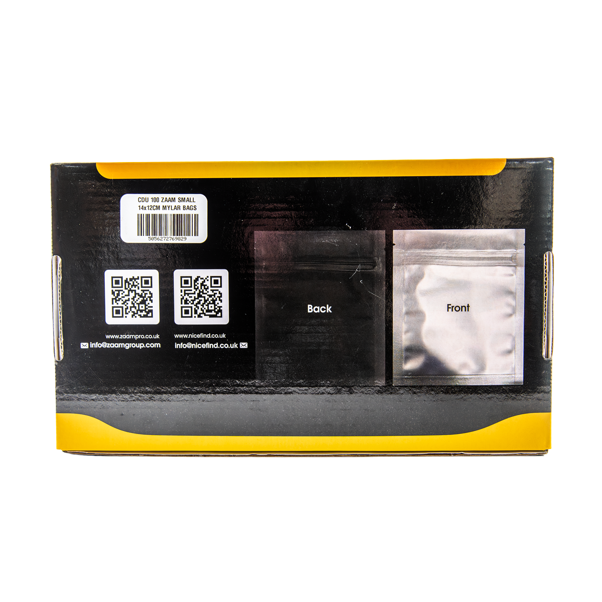 Zaam: 14x12cm Small Mylar Bags - (100 Pack)