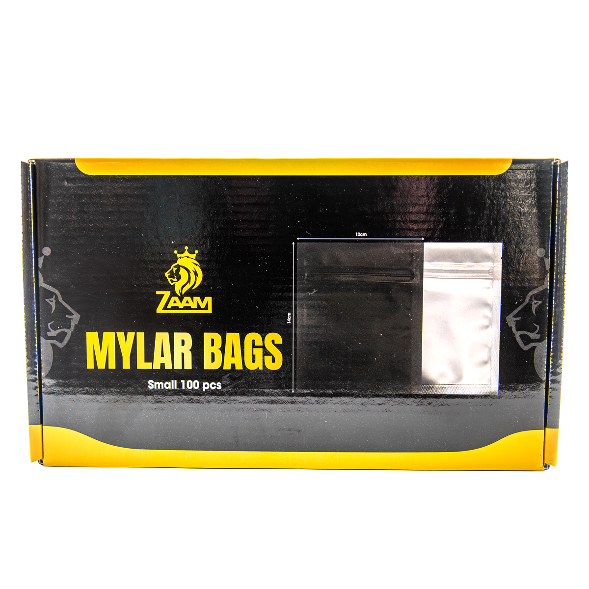 Zaam: 14x12cm Small Mylar Bags - (100 Pack)