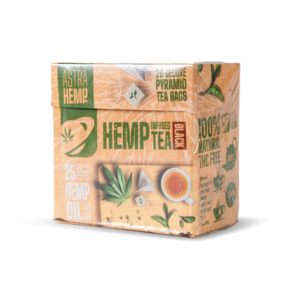 Astra Hemp Black Hemp Tea Pyramid Bags