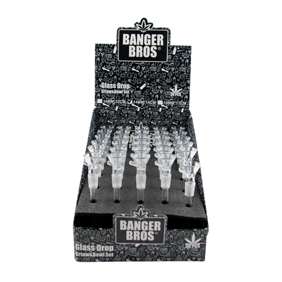 Blazed - Banger Bros Glass Straw And Bowl Set