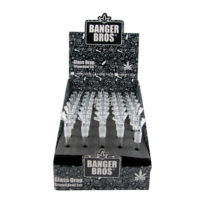 Blazed - Banger Bros Glass Straw And Bowl Set