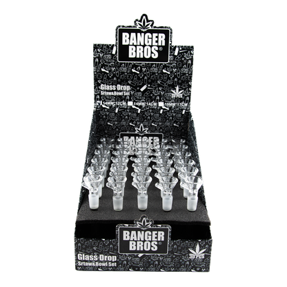 Blazed - Banger Bros Glass Straw And Bowl Set