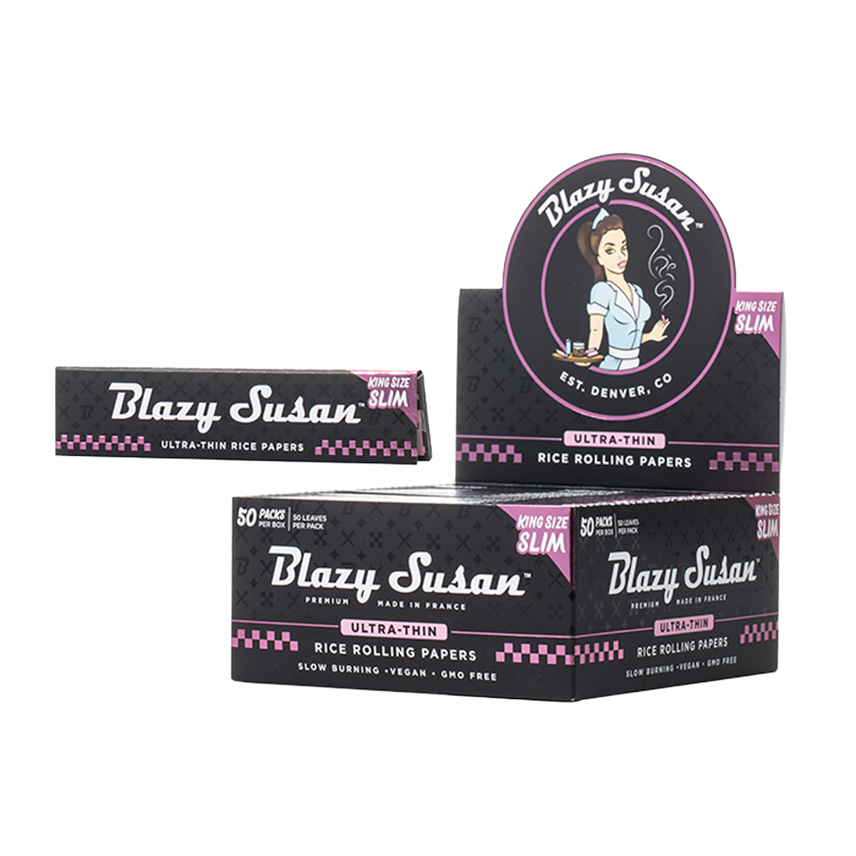 Blazy Susan Ultra Thin King Size Rice Papers (50 Pack)