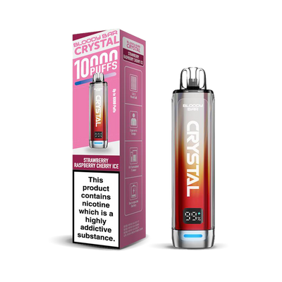 Bloody Bar Crystal 10K Pod Kits: Strawberry Raspberry Cherry Ice – 20mg