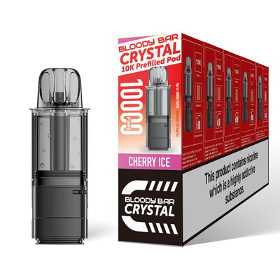 Bloody Bar Crystal 10K Refill Pods: Cherry Ice - 20mg